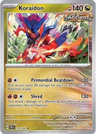 Koraidon (119) Reverse Holofoil - Temporal Forces