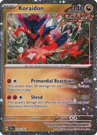 Koraidon (Cosmos Holo) (119) Holofoil - Miscellaneous Cards & Products