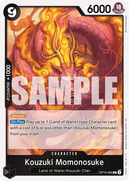 Kouzuki Momonosuke (OP16-085) Foil