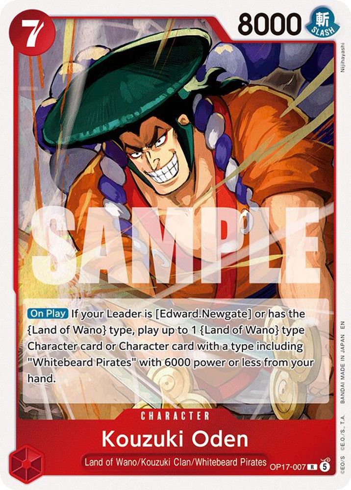 Kouzuki Oden (OP17-007) Foil