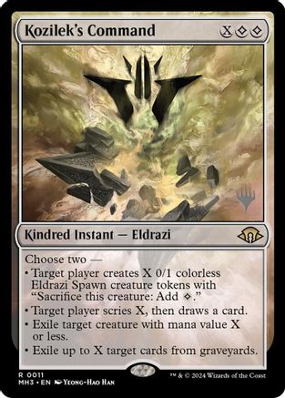 Kozilek's Command (Promo Pack) (011) Foil - Lorwyn Eclipsed