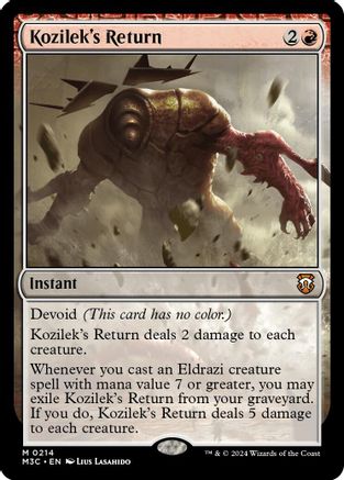Kozilek's Return (214) Ripple Foil - Commander: Modern Horizons 3