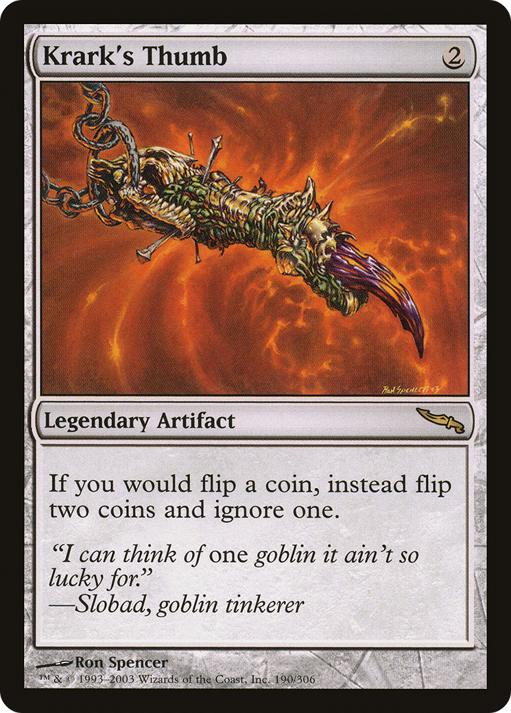 Krark's Thumb (190) Foil - Mirrodin