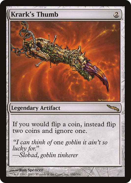 Krark's Thumb (190) - Mirrodin