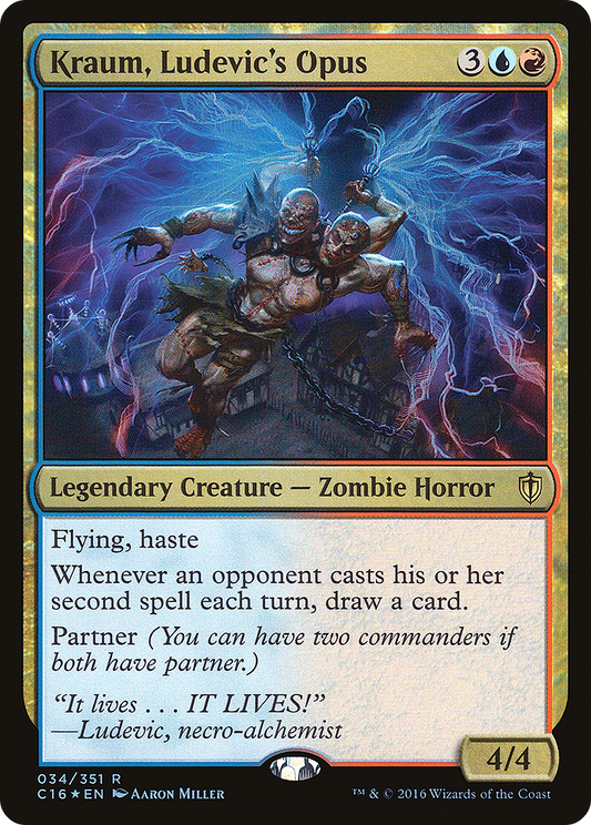 Kraum, Ludevic's Opus (034) Foil - Commander 2016