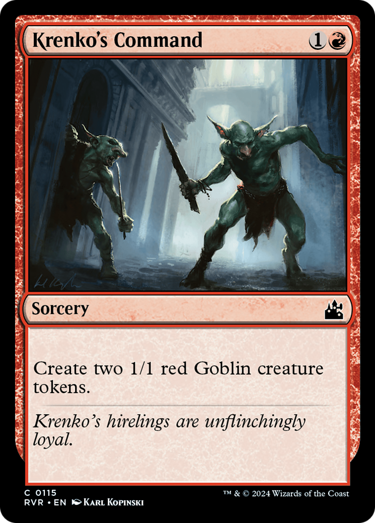 Krenko's Command (115) Foil - Ravnica Remastered