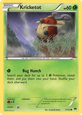 Kricketot (5) Reverse Holofoil - BREAKpoint