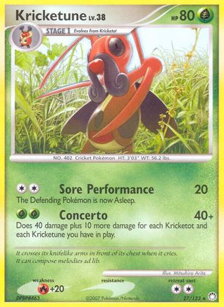 Kricketune (27) Reverse Holofoil - Mysterious Treasures