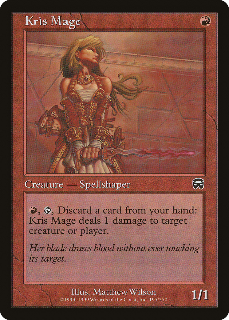 Kris Mage (195) Foil - Mercadian Masques