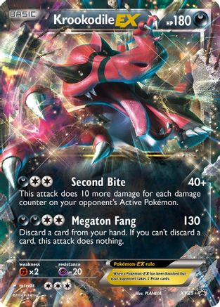Krookodile EX (XY25) Holofoil - Black Star Promos