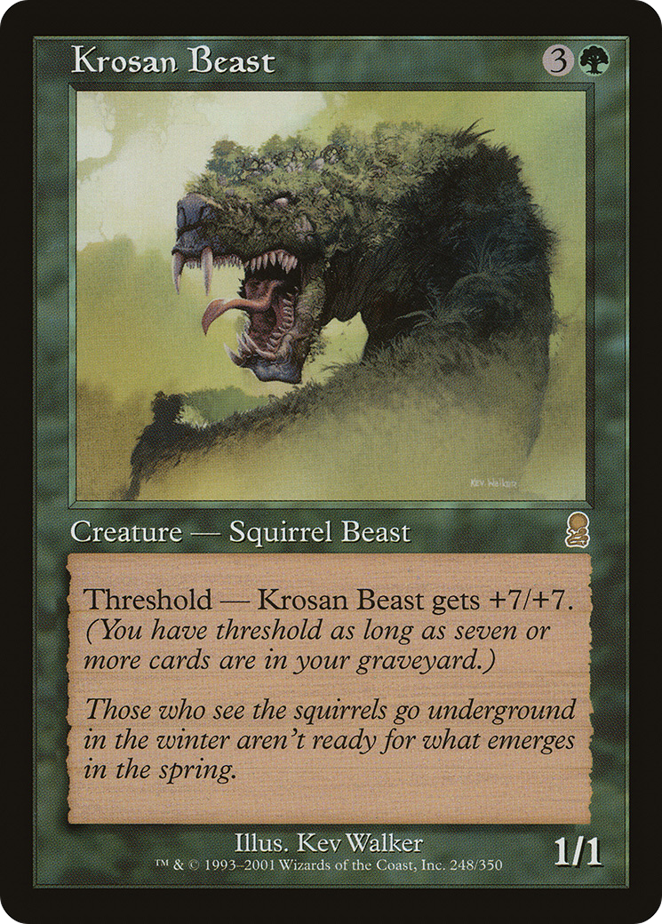 Krosan Beast (248) Foil - Odyssey