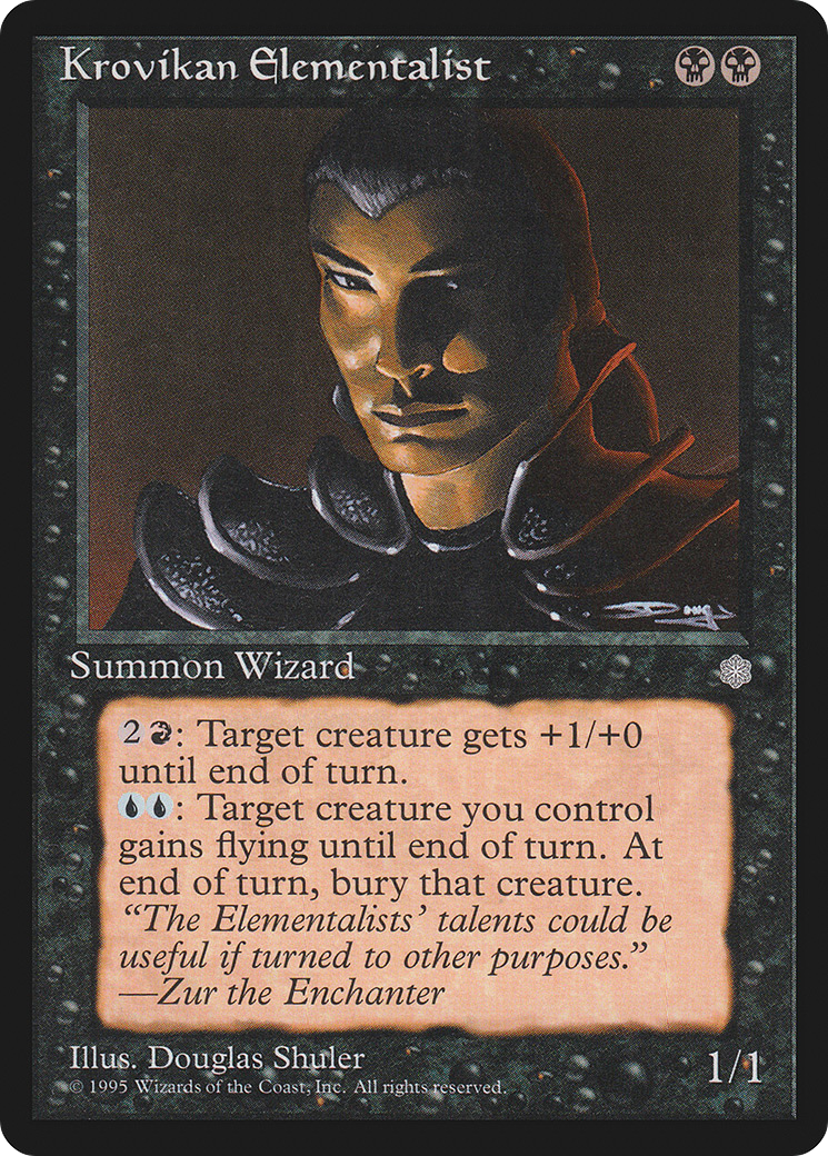 Krovikan Elementalist - Ice Age