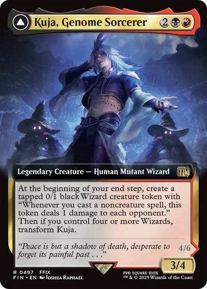 Kuja, Genome Sorcerer // Trance Kuja, Fate Defied (Extended Art) (497) Foil - FINAL FANTASY