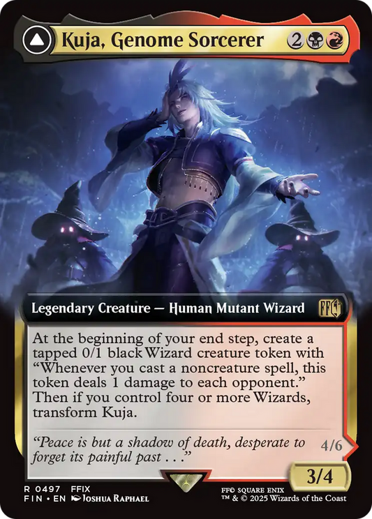 Kuja, Genome Sorcerer // Trance Kuja, Fate Defied (Extended Art) (497) Foil - FINAL FANTASY