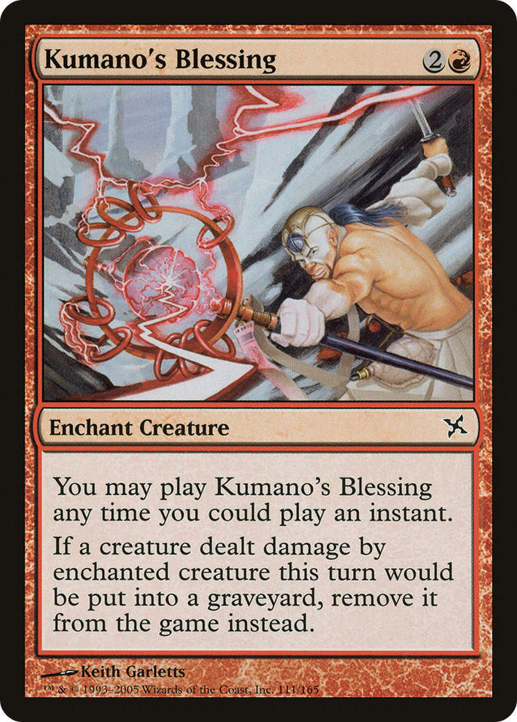 Kumano's Blessing (111) Foil - Betrayers of Kamigawa