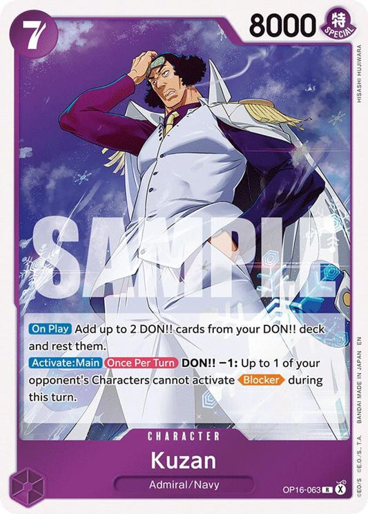 Kuzan (OP16-063) Foil