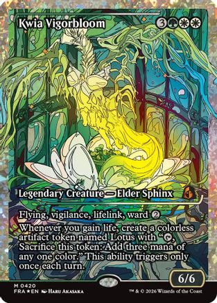 Kwia Vigorbloom (Showcase) (420) Fracture Foil - Reality Fracture