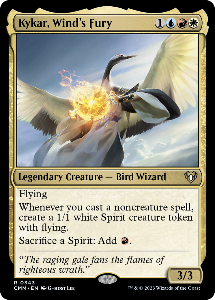 Kykar, Wind's Fury (343) - Commander Masters