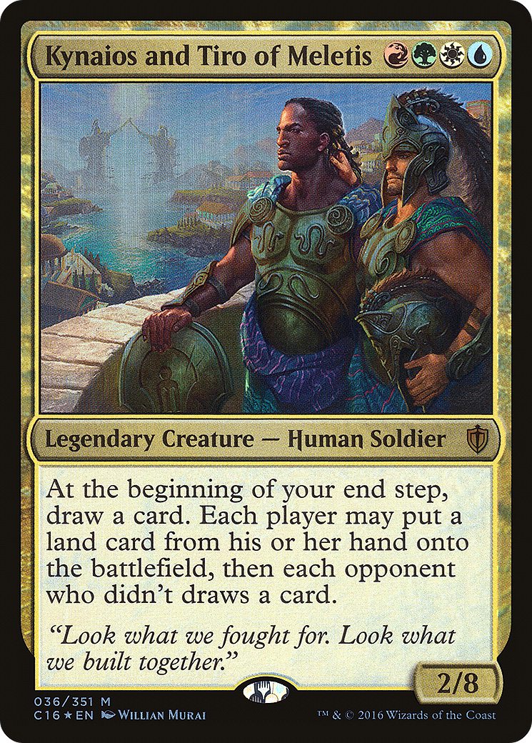 Kynaios and Tiro of Meletis (036) Foil - Commander 2016