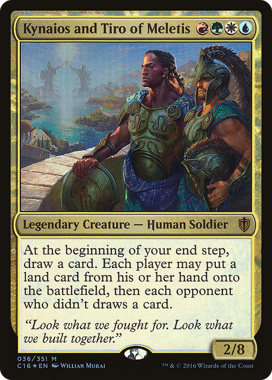 Kynaios and Tiro of Meletis (036) Foil - Commander 2016