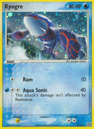 Kyogre (6) Reverse Holofoil - Emerald