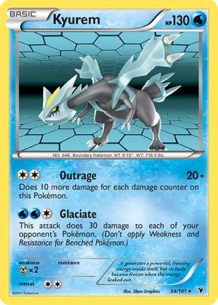 Kyurem (34) Holofoil - Noble Victories