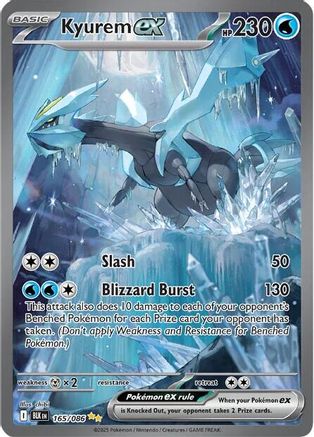 Kyurem ex (Alternate Full Art) (165) Holofoil - Black Bolt
