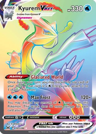 Kyurem VMAX (197) Holofoil - Lost Origin