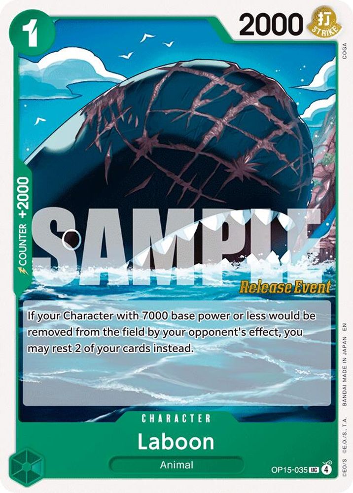 Laboon (OP15-035) Release Event Cards