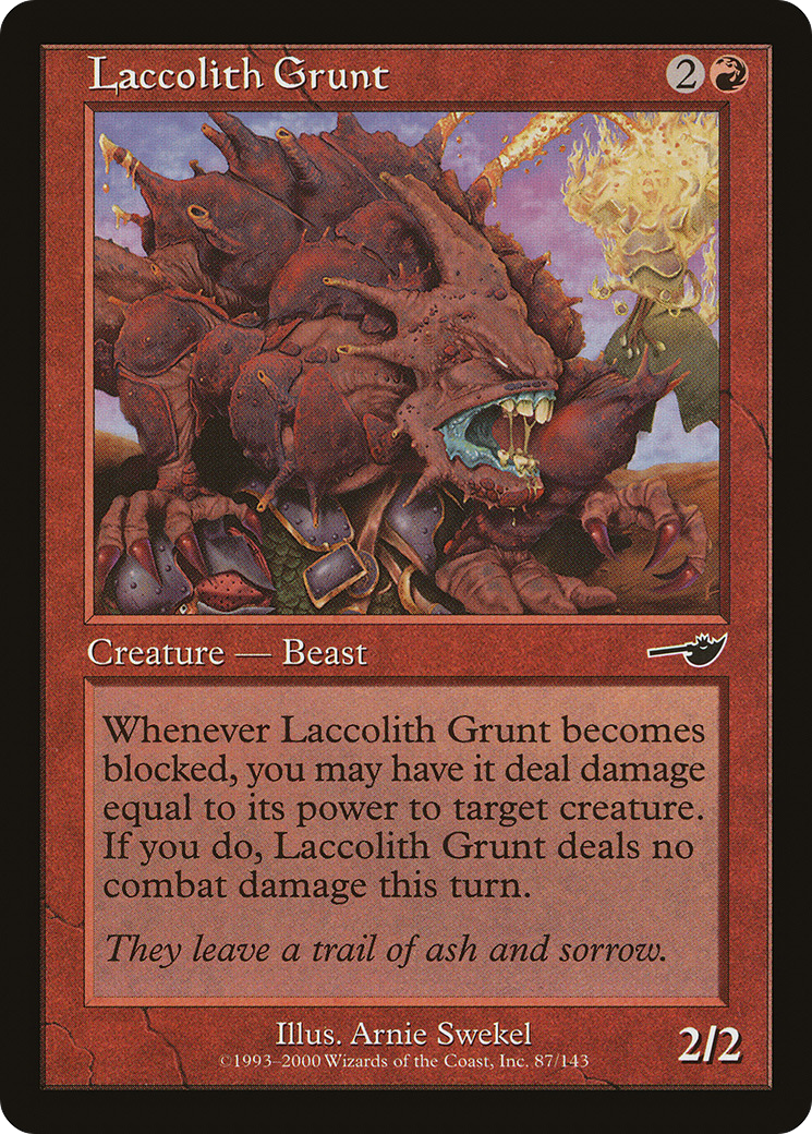 Laccolith Grunt (087) - Nemesis