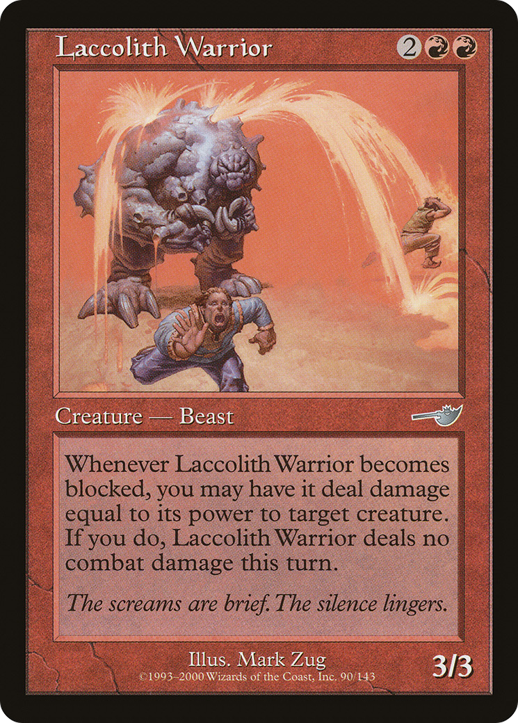 Laccolith Warrior (090) - Nemesis