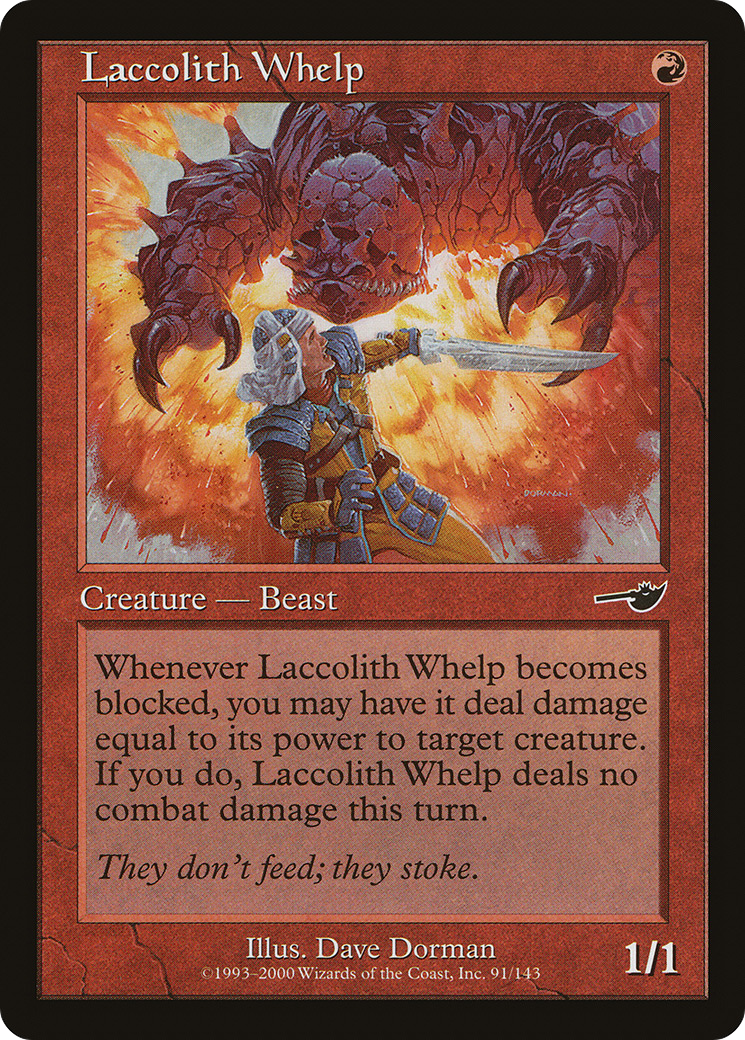 Laccolith Whelp (091) Foil - Nemesis