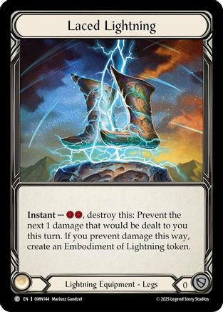 Laced Lightning (OMN144) Cold Foil - Omens of the Third Age