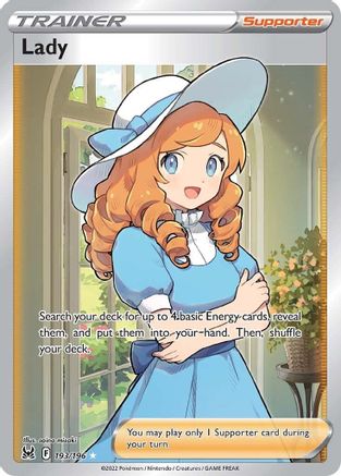 Lady (Full Art) (193) Holofoil - Lost Origin