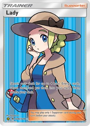 Lady (Full Art) (SV86) Holofoil - Hidden Fates