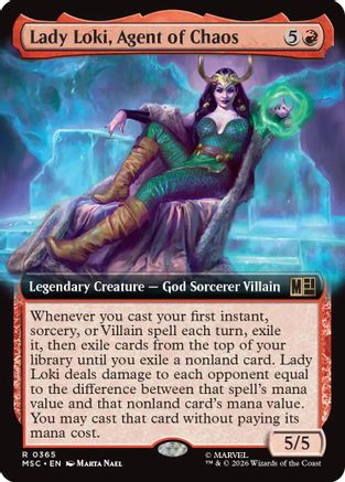 Lady Loki, Agent of Chaos (Extended Art) (365) - Commander: Marvel Super Heroes