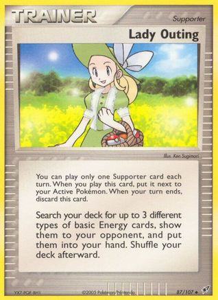 Lady Outing (87) Reverse Holofoil - Deoxys