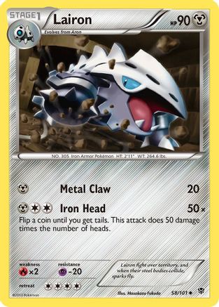 Lairon (58) Reverse Holofoil - Plasma Blast