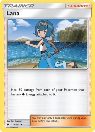 Lana (117) Reverse Holofoil - Burning Shadows