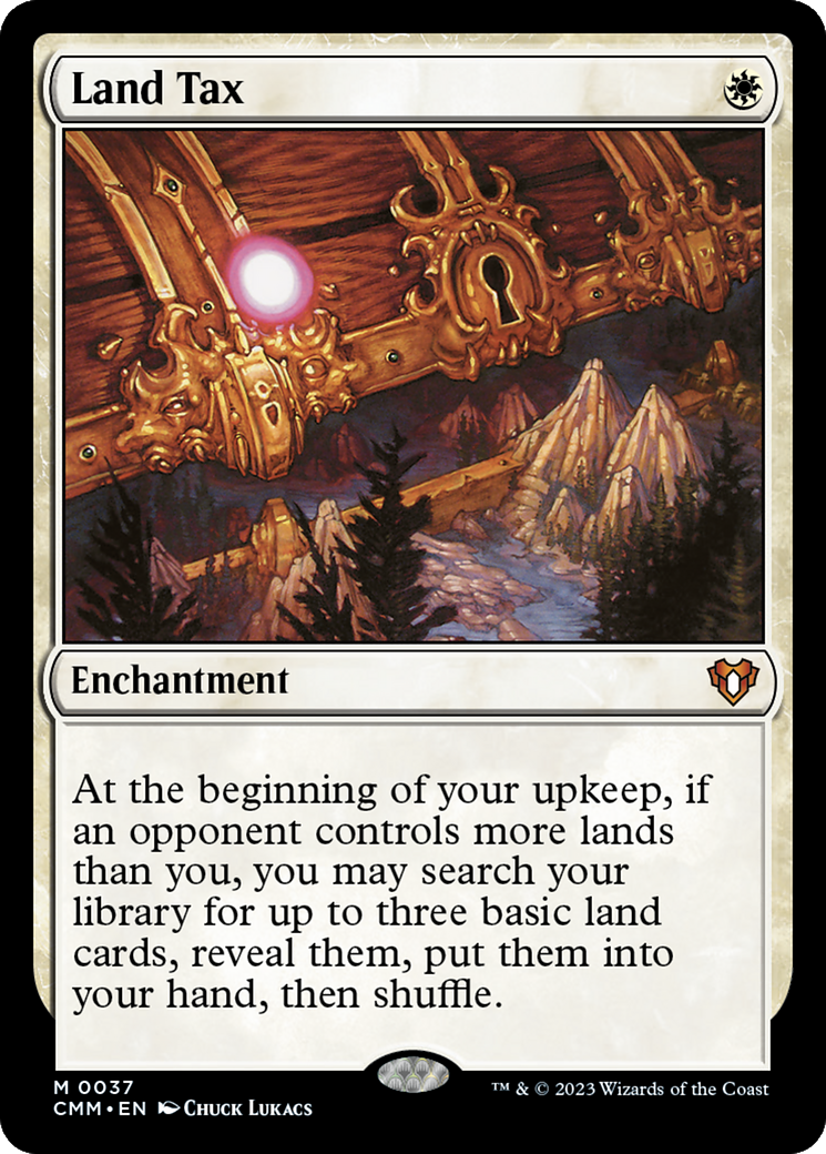 Land Tax (037) Foil - Commander Masters
