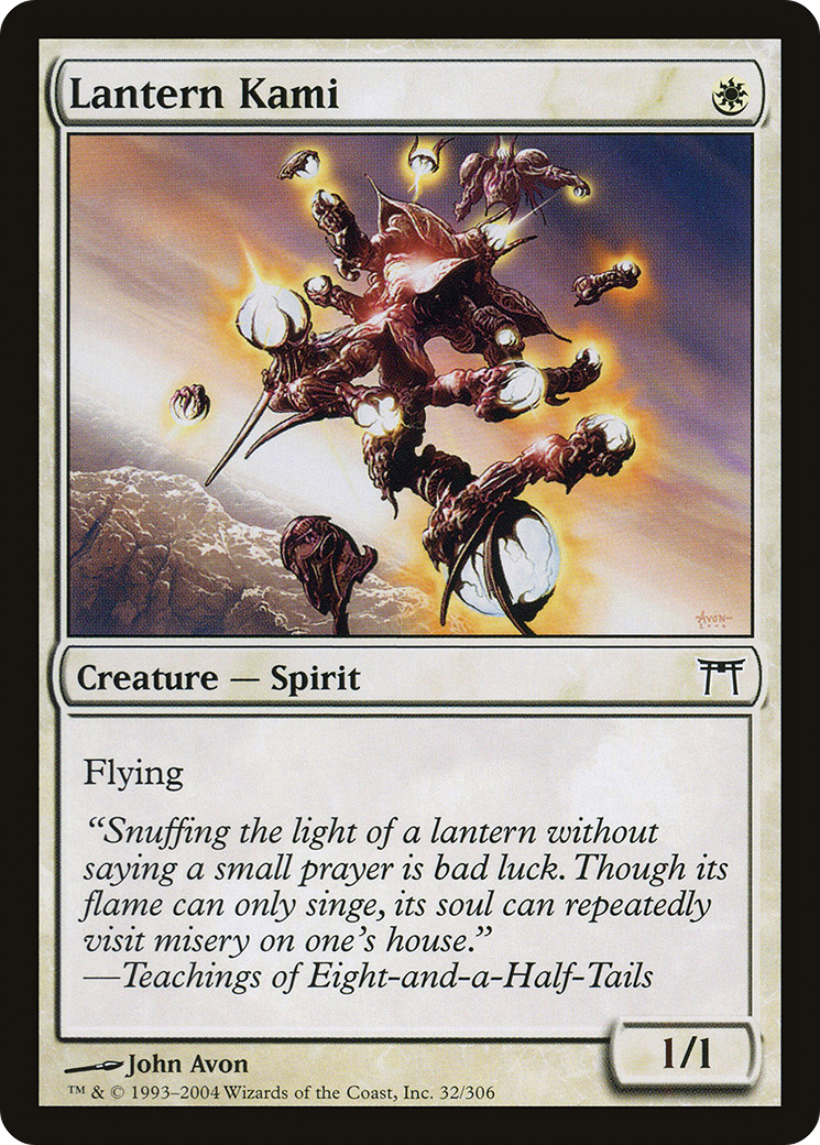 Lantern Kami (032) Foil - Champions of Kamigawa