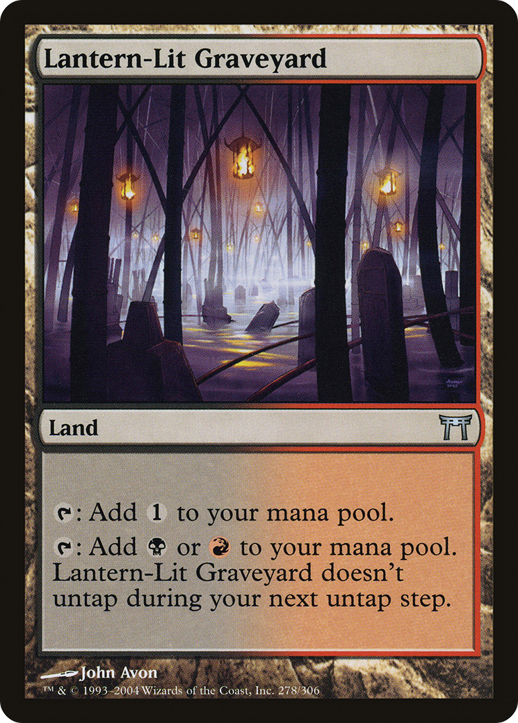 Lantern-Lit Graveyard (278) - Champions of Kamigawa