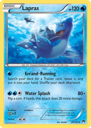 Lapras (28) Reverse Holofoil - BREAKpoint