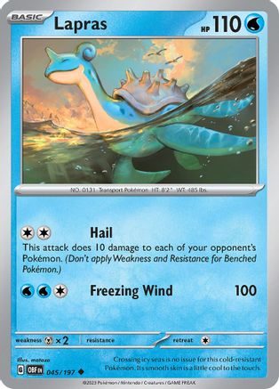 Lapras (45) - Obsidian Flames