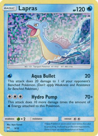 Lapras (5) Holofoil - McDonalds Promos 2019