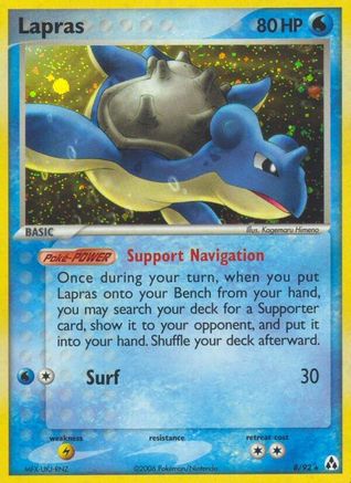 Lapras (8) Holofoil - Legend Maker