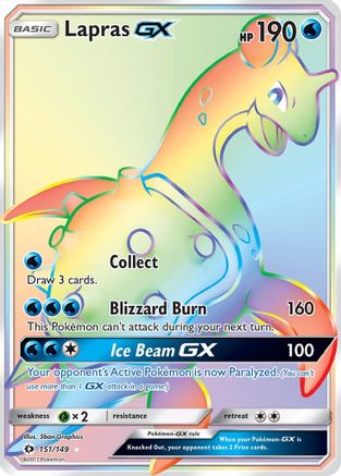 Lapras GX (151) Holofoil - Sun & Moon