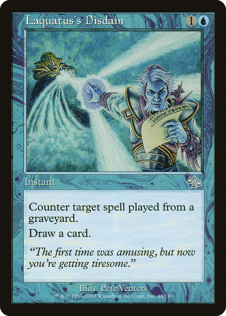 Laquatus's Disdain (044) Foil - Judgment