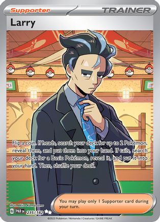 Larry (Full Art) (235) Holofoil - Paradox Rift