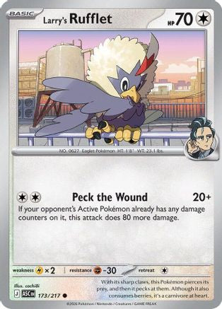 Larry's Rufflet (173) Reverse Holofoil - Ascended Heroes